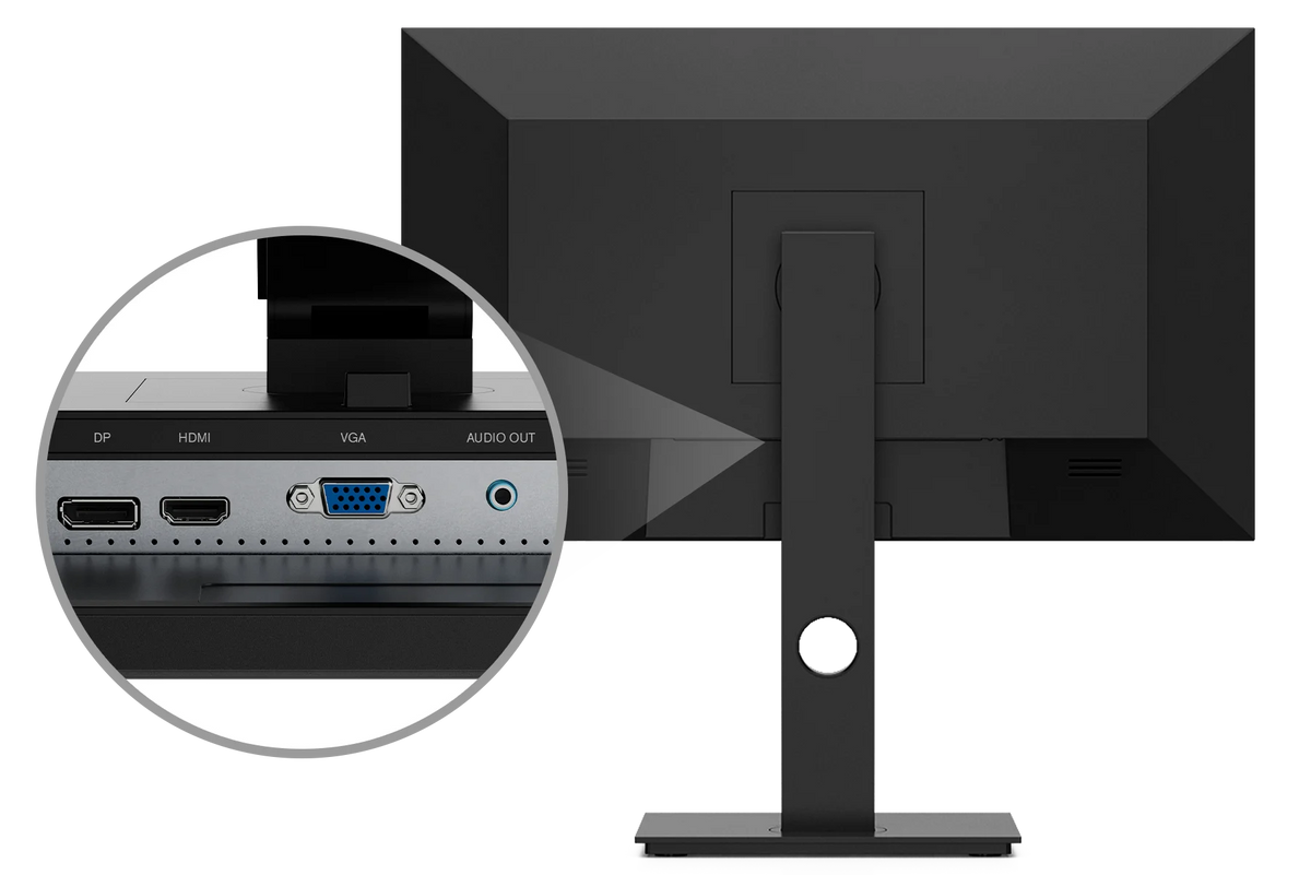 MP 24 inch desktop monitor has rich connection interfaces